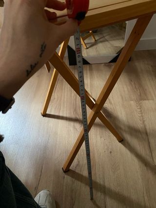 Mesa terraza plegable
