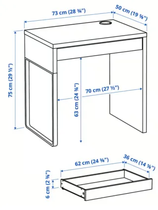 Escritorio+silla+estante+protector escritorio
