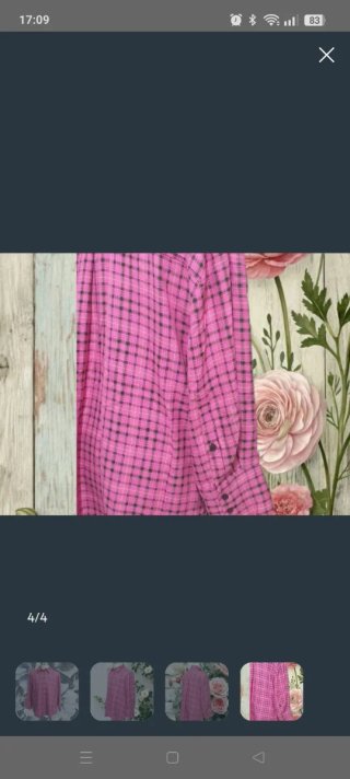 camisa  mujer a cuadros