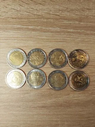 MONEDAS EURO DE ITALIA CONMEMORATIVAS