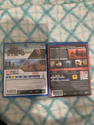 Juegos ps4 Red dead II redemption Ghost Recon