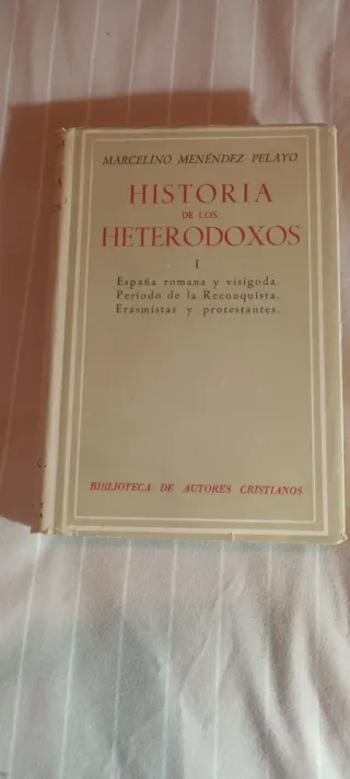 Libro Historia de los Heterodoxos I.