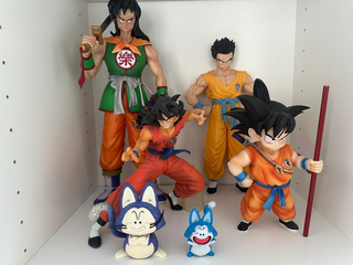 Colección de figuras de Dragon Ball.