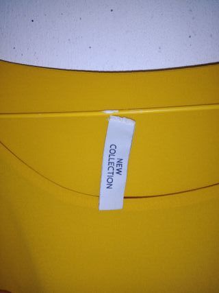 Vestido mujer color mostaza talla L