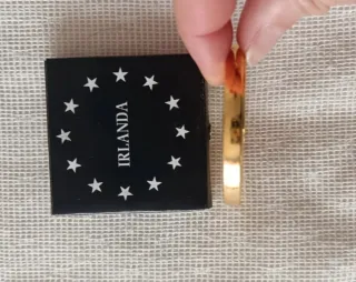 Moneda Irlanda baño en oro