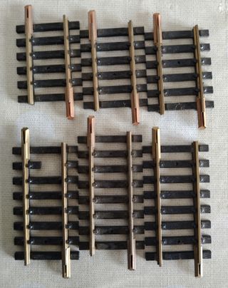 Fleischmann 6 pequeñas vías rectas H0