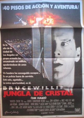 CARTEL DE CINE. LA JUNGLA DE. CRISTAL