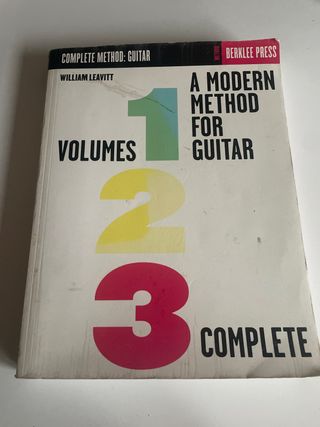 Volumen 1,2 y 3 Berklee Método de guitarra
