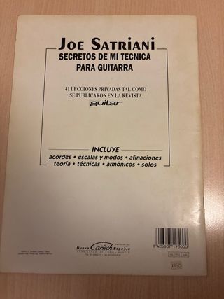 Secretos de mi tecnica para guitarra -Joe Satriani