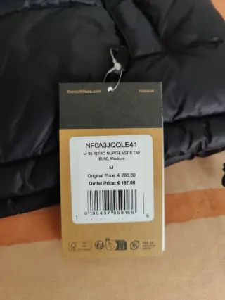 Chaleco The North Face Retro Nuptse 1996