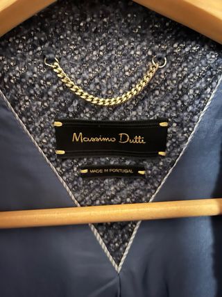 Abrigo Massimo Dutti de color gris