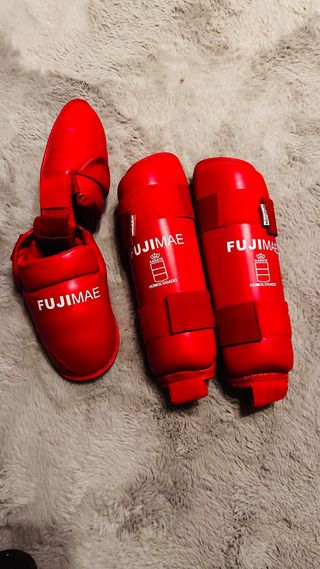 Espinilleras artes marciales.