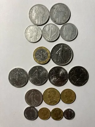 Francos franceses de 1941 a 1993 - Monedas Francia