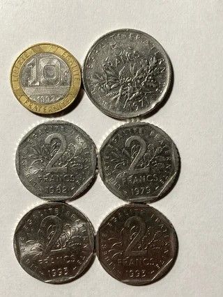 Francos franceses de 1941 a 1993 - Monedas Francia
