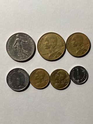 Francos franceses de 1941 a 1993 - Monedas Francia
