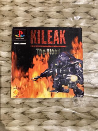 Manual original Kileak The Blood PlayStation 1 PSX