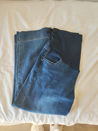 Pantalones vaquero maternidad embarazo