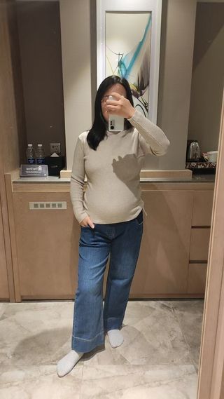 Pantalones vaquero maternidad embarazo