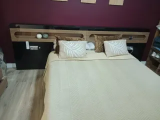 Cama y cabecero