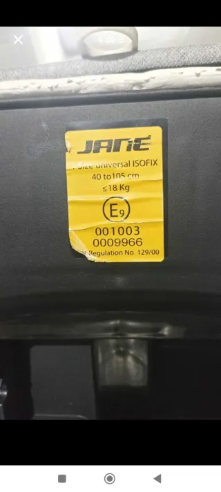 Silla de coche Jane Gravity 360° Isofix