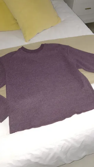 Jersey manga larga mujer Zara