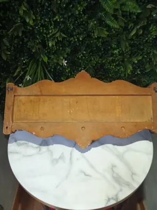 Perchero antiguo madera maciza.