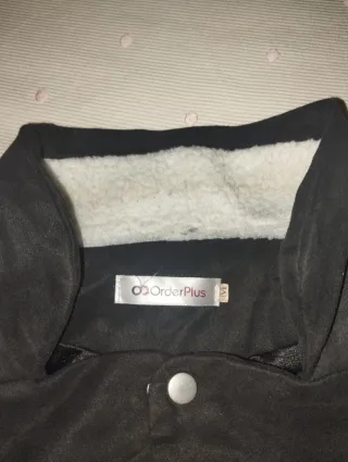 Chaqueta borrego, estampado indio americano