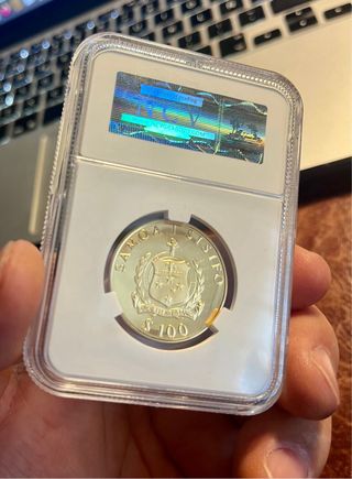 Moneda Oro 7,5 grs Kon Tiki 1988