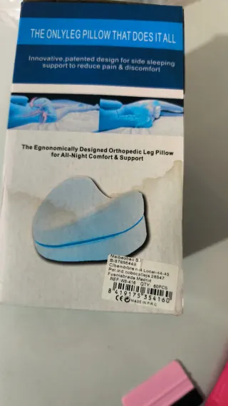 Almohada ortopédica para piernas y rodillas, diseñ