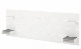 Cabecero y lámpara Ikea