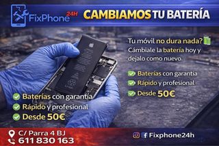 Cambio Bateria Movil Rapido y Economico
