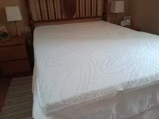 Topper nuevo cama de 1,35 x 1,90 y 8 cm grosor