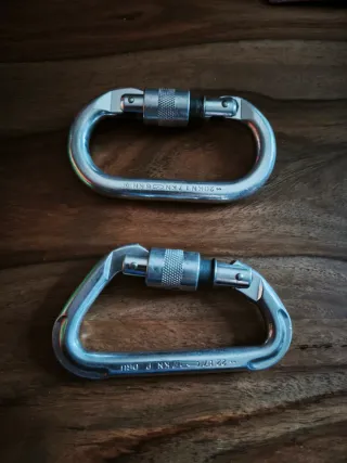 2 MOSQUETONES FADERS ESCALADA