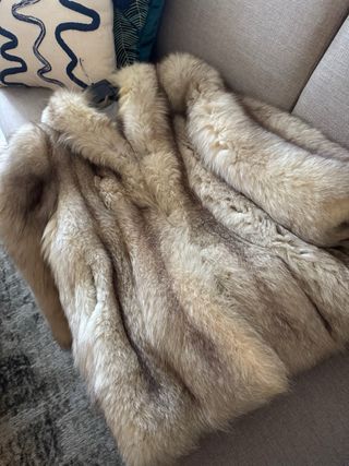 Chaquetón de piel de zorro