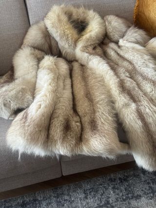 Chaquetón de piel de zorro