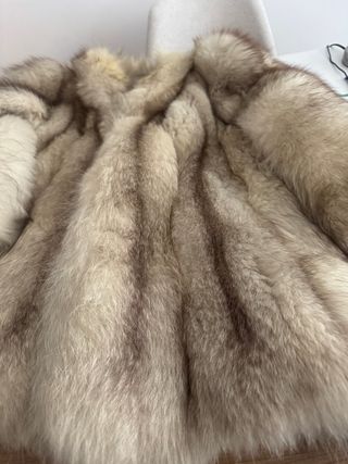 Chaquetón de piel de zorro