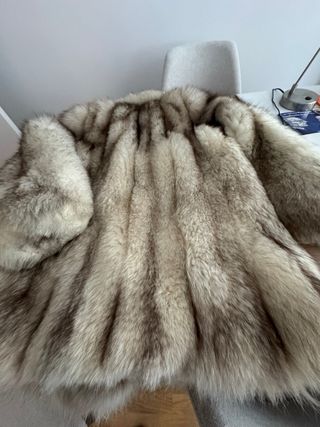 Chaquetón de piel de zorro