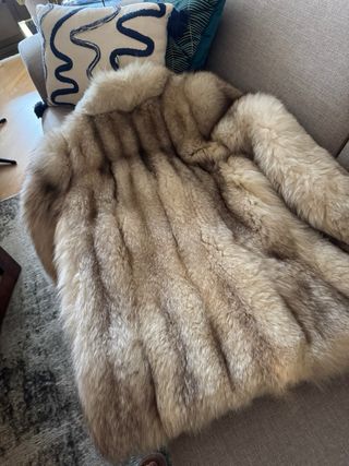 Chaquetón de piel de zorro