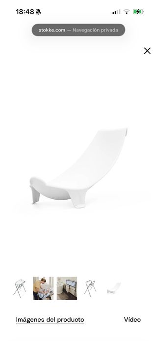 Vaschetta Stokke nuova con kit per neonati