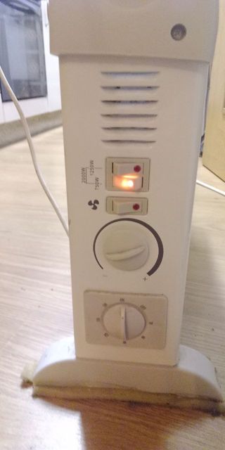 Radiador 750 / 1250 / 2000w con ventilador