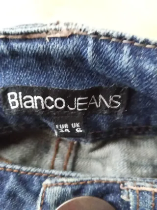 Pantalón vaquero Blanco