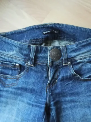 Pantalón vaquero Blanco