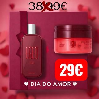 Conjunto perfume e creme de corpo
