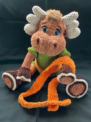 Peluche hecho a mano amigurumi Reno