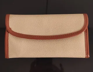 Cartera billetera beige