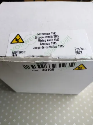 Cuchillas Thermomix TM5, fin de vida útil