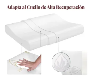 Almohada Cervical Viscoelástica con Aloe Vera
