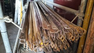 Cuerpo de andamio completo. Ver en detalles.