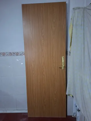 Puerta abatible color Roble