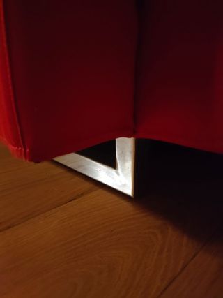 Divano 3x3 rosso ottime condizioni